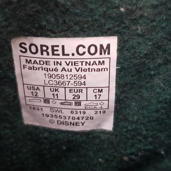 Sorel Flurry disney elsa frozen snow boots girls little kid 12 - Picture 5 of 7